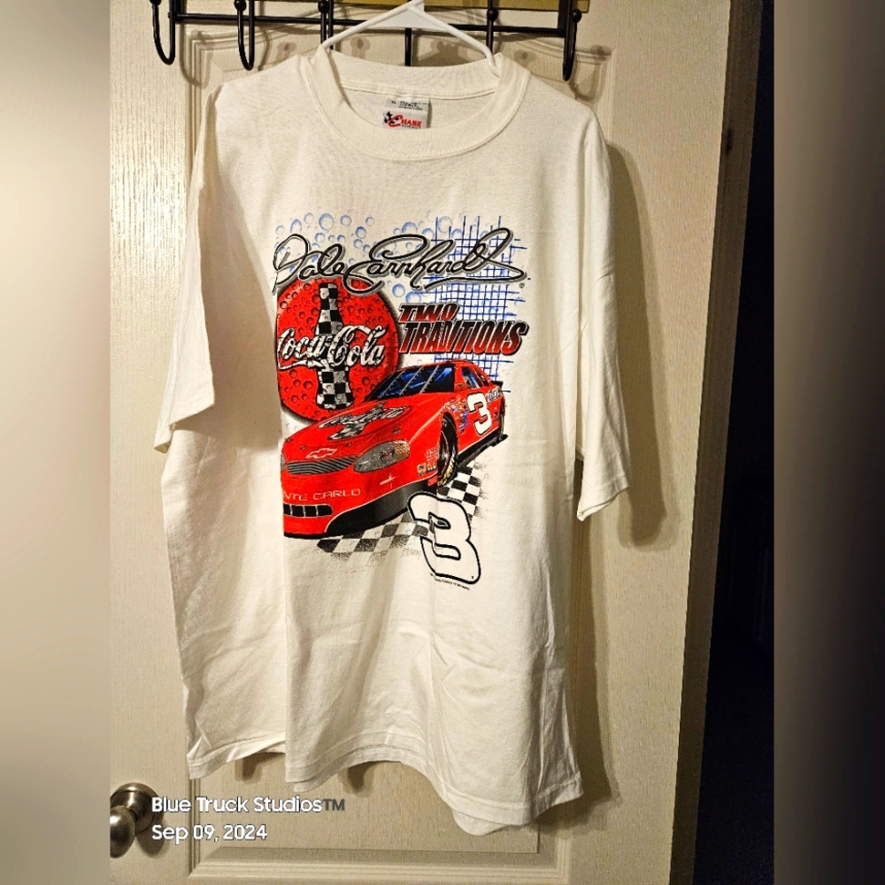 Dale Earnhardt Coca Cola Monte Carlo Shirt XL NWOT Vintage Chase Authentics